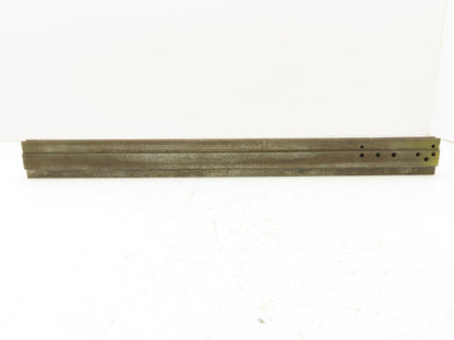 Press Brake Die 25-3/4" Long 90° V 1/2" W 1/4" D 1-3/4" H 1/2" Tang
