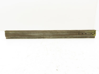 Press Brake Die 25-3/4" Long 90° V 1/2" W 1/4" D 1-3/4" H 1/2" Tang