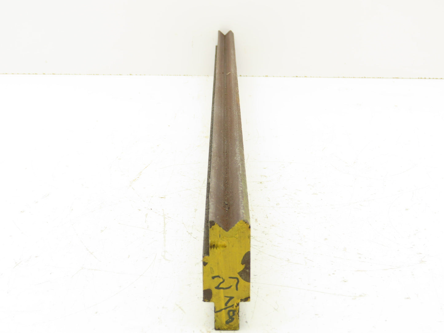 Press Brake Die 25-3/4" Long 90° V 1/2" W 1/4" D 1-3/4" H 1/2" Tang