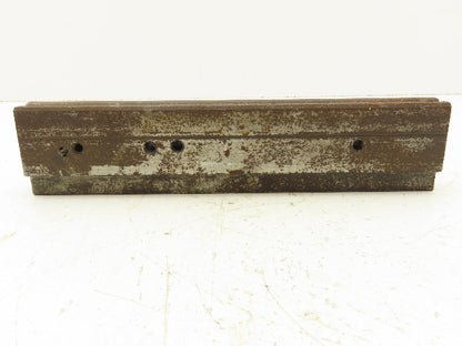Press Brake Die 10-5/8" Long 90° V 3/8" W 3/16" D 1-3/4" H 1/2" Tang