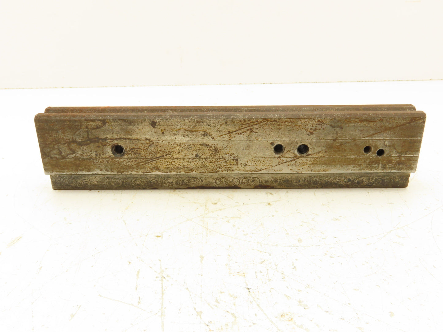 Press Brake Die 10-5/8" Long 90° V 3/8" W 3/16" D 1-3/4" H 1/2" Tang