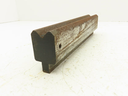 Press Brake Die 10-1/4" Long 90° V 11/16" W 3/8" D 1-3/4" H 1/2" Tang
