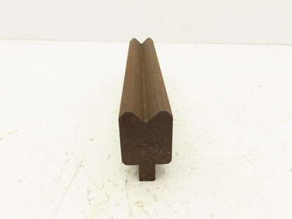 Press Brake Die 10-1/4" Long 90° V 11/16" W 3/8" D 1-3/4" H 1/2" Tang