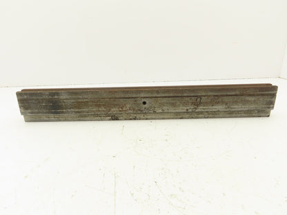 Press Brake Die 18-5/16" Long 90° V 3/8" W 3/16" D 1-3/4" H 1/2" Tang