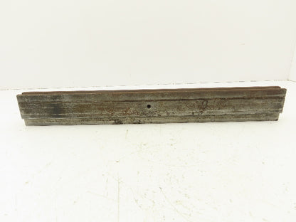 Press Brake Die 18-5/16" Long 90° V 3/8" W 3/16" D 1-3/4" H 1/2" Tang