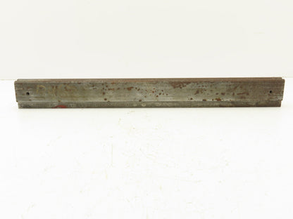 Press Brake Die 21-3/4" Long 90° V 3/8" W 3/16" D 1-3/4" H 1/2" Tang