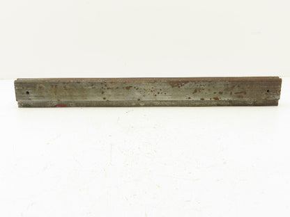 Press Brake Die 21-3/4" Long 90° V 3/8" W 3/16" D 1-3/4" H 1/2" Tang