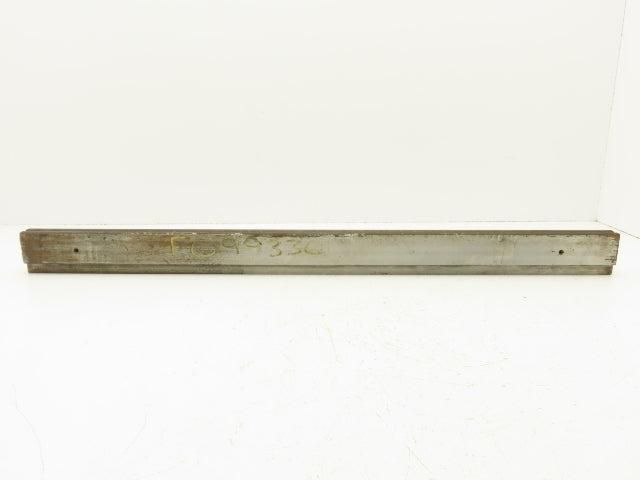 Press Brake Die 32" Long 90° V 1/4" W 1/8" D 1-3/4" H 1/2" Tang