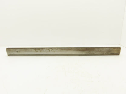 Press Brake Die 32" Long 90° V 1/4" W 1/8" D 1-3/4" H 1/2" Tang