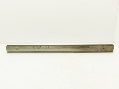 Press Brake Die 32" Long 90° V 1/4" W 1/8" D 1-3/4" H 1/2" Tang