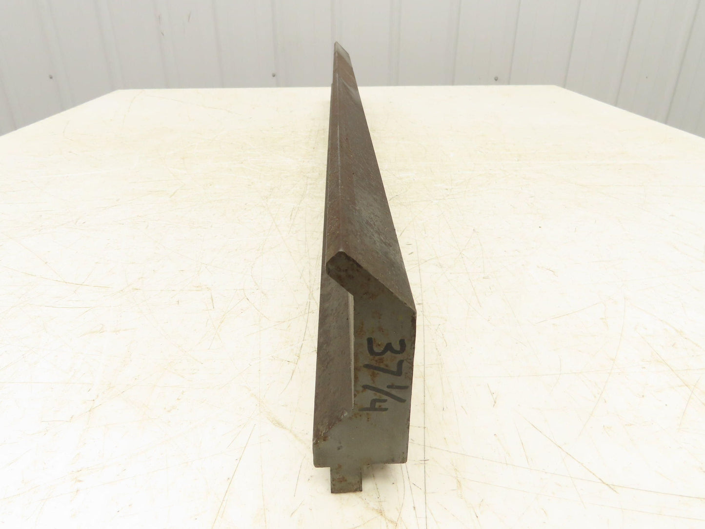 Press Brake Gooseneck Punch Die 37-1/4" Long 90° V 7/16" Finger 3-3/4" H