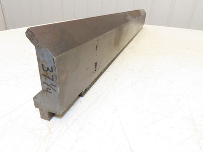 Press Brake Gooseneck Punch Die 37-1/4" Long 90° V 7/16" Finger 3-3/4" H