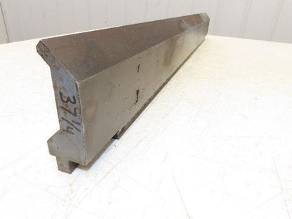 Press Brake Gooseneck Punch Die 37-1/4" Long 90° V 7/16" Finger 3-3/4" H