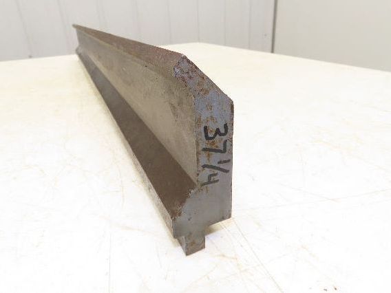 Press Brake Gooseneck Punch Die 37-1/4" Long 90° V 7/16" Finger 3-3/4" H