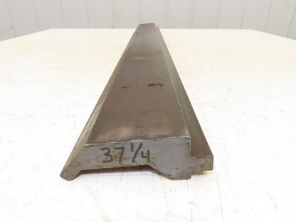 Press Brake Gooseneck Punch Die 37-1/4" Long 90° V 7/16" Finger 3-3/4" H