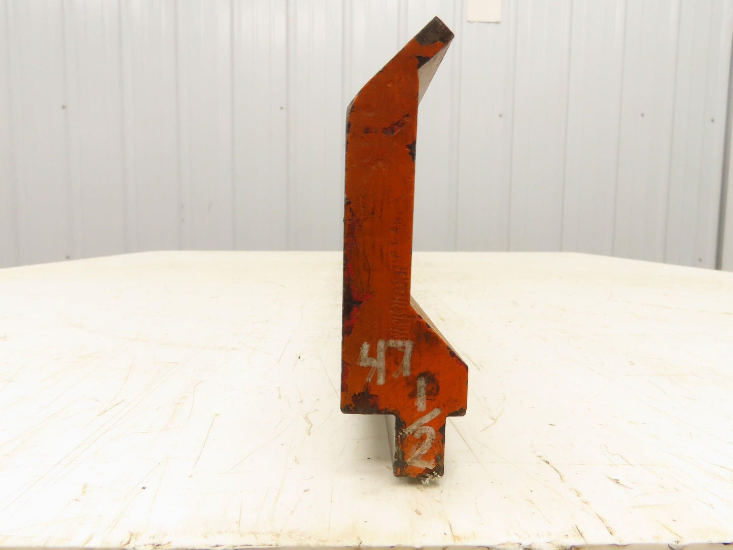 Press Brake Gooseneck Punch Die 47-1/2" Long 90° V 1/4" Finger 3-3/4" H