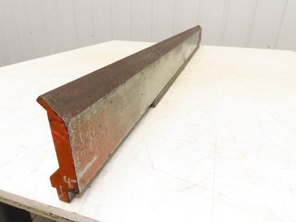 Press Brake Gooseneck Punch Die 47-1/2" Long 90° V 1/4" Finger 3-3/4" H