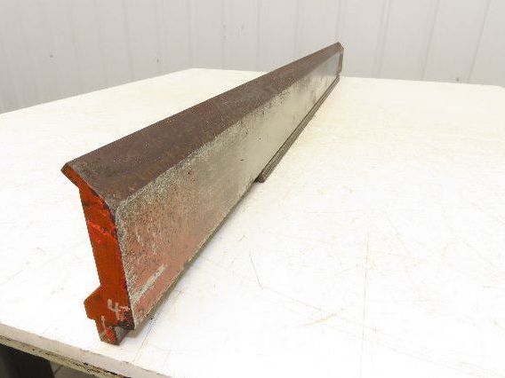 Press Brake Gooseneck Punch Die 47-1/2" Long 90° V 1/4" Finger 3-3/4" H