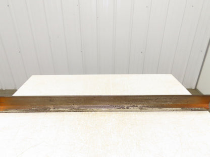 Press Brake Gooseneck Punch Die 47-1/2" Long 90° V 1/4" Finger 3-3/4" H