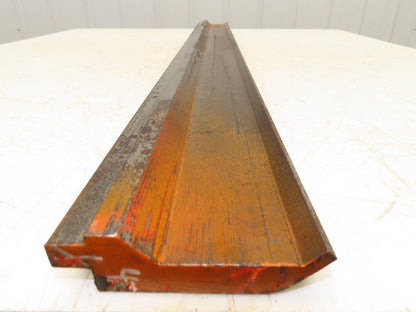 Press Brake Gooseneck Punch Die 47-1/2" Long 90° V 1/4" Finger 3-3/4" H