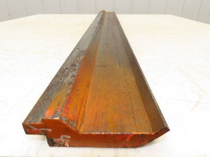 Press Brake Gooseneck Punch Die 47-1/2" Long 90° V 1/4" Finger 3-3/4" H