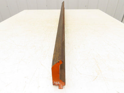 Press Brake Gooseneck Punch Die 46-1/8" Long 90° V 3/8" Finger 3-3/4" H