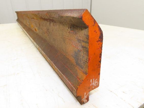 Press Brake Gooseneck Punch Die 46-1/8" Long 90° V 3/8" Finger 3-3/4" H