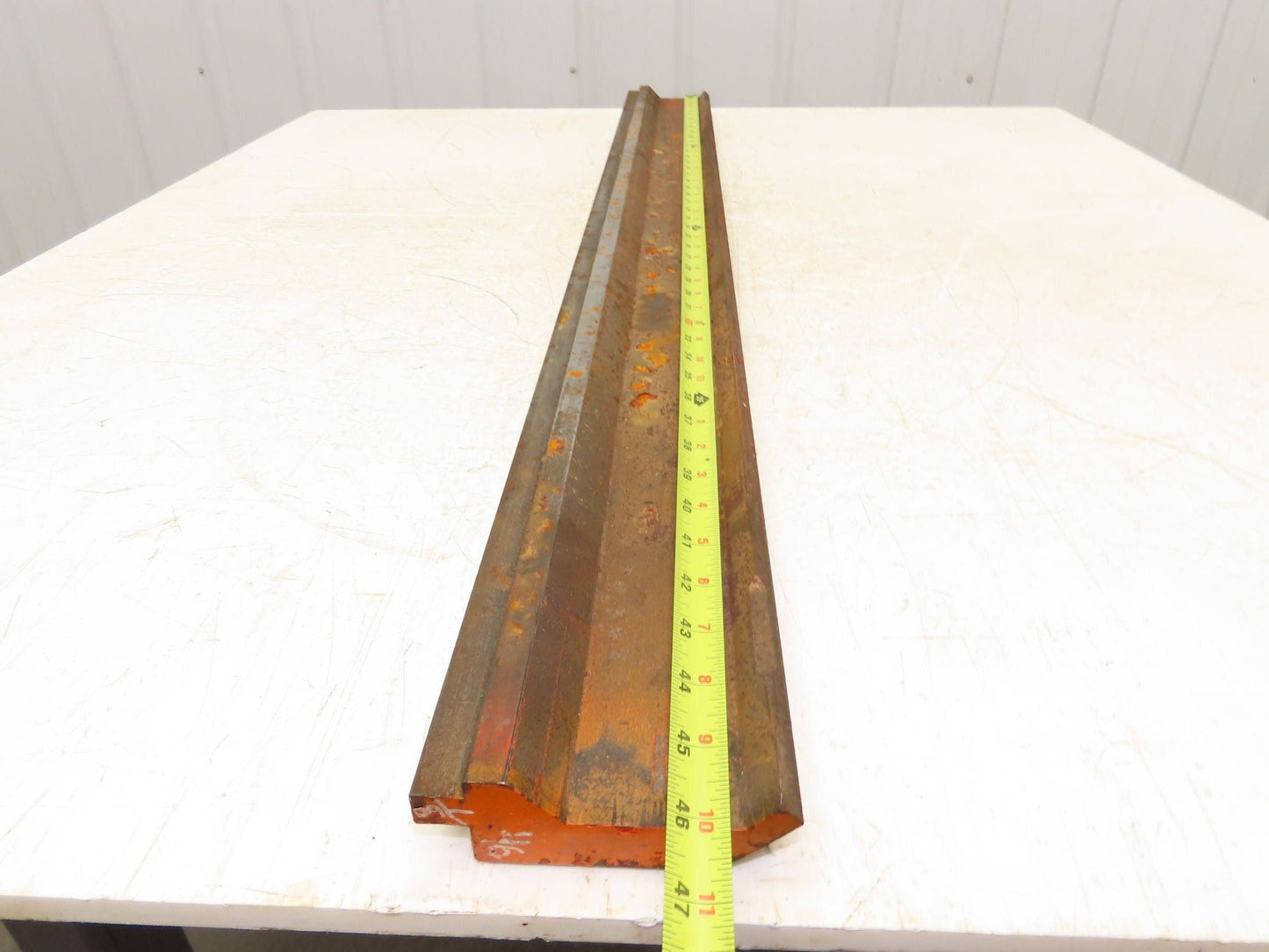 Press Brake Gooseneck Punch Die 46-1/8" Long 90° V 3/8" Finger 3-3/4" H