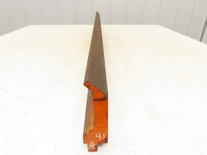 Press Brake Gooseneck Punch Die 41-5/8" Long 90° V 1/4" Finger 3-3/4" H