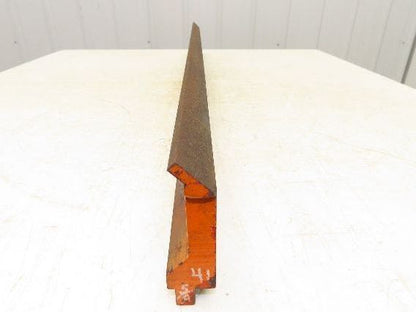 Press Brake Gooseneck Punch Die 41-5/8" Long 90° V 1/4" Finger 3-3/4" H