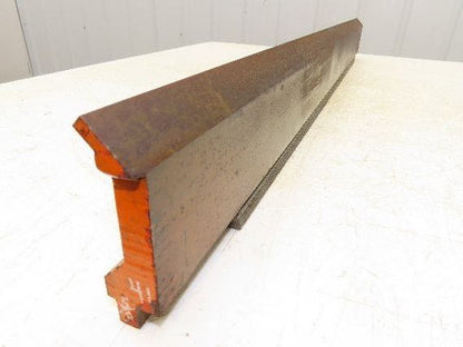 Press Brake Gooseneck Punch Die 41-5/8" Long 90° V 1/4" Finger 3-3/4" H