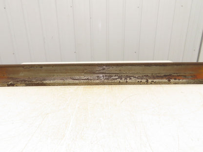 Press Brake Gooseneck Punch Die 41-5/8" Long 90° V 1/4" Finger 3-3/4" H
