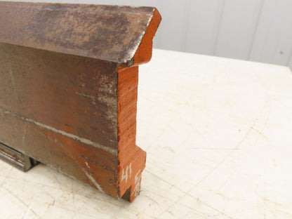Press Brake Gooseneck Punch Die 41-5/8" Long 90° V 1/4" Finger 3-3/4" H