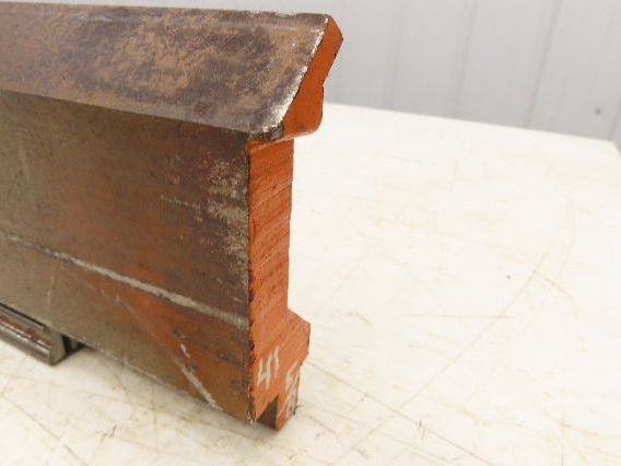 Press Brake Gooseneck Punch Die 41-5/8" Long 90° V 1/4" Finger 3-3/4" H