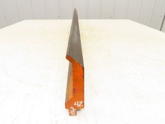 Press Brake Gooseneck Punch Die 42-3/8" Long 90° V 1/4" Finger 3-3/4" H
