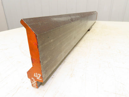 Press Brake Gooseneck Punch Die 42-3/8" Long 90° V 1/4" Finger 3-3/4" H