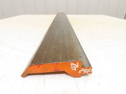 Press Brake Gooseneck Punch Die 42-3/8" Long 90° V 1/4" Finger 3-3/4" H