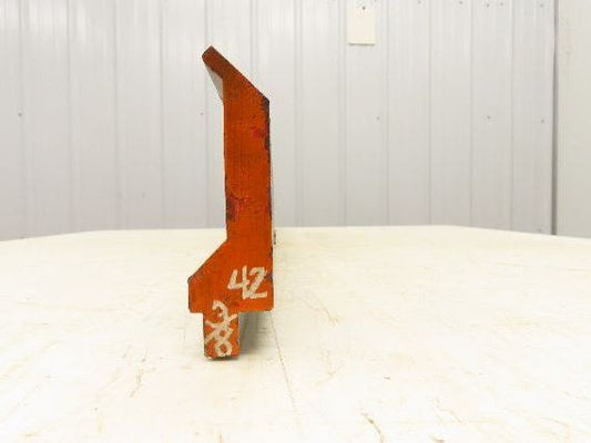 Press Brake Gooseneck Punch Die 42-3/8" Long 90° V 1/4" Finger 3-3/4" H