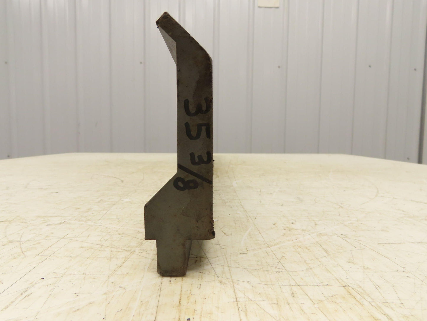 Press Brake Gooseneck Punch Die 35-3/8" Long 90° V 1/4" Finger 3-3/4" H
