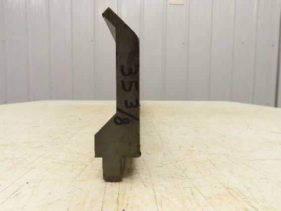 Press Brake Gooseneck Punch Die 35-3/8" Long 90° V 1/4" Finger 3-3/4" H