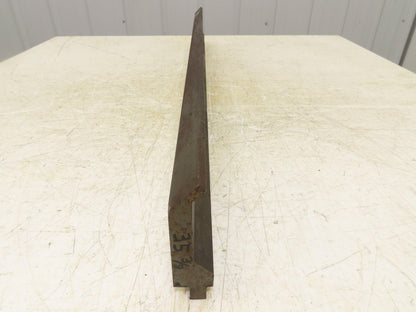 Press Brake Gooseneck Punch Die 35-3/8" Long 90° V 1/4" Finger 3-3/4" H