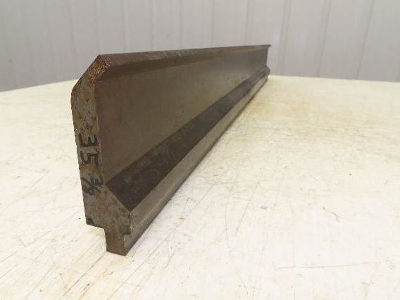 Press Brake Gooseneck Punch Die 35-3/8" Long 90° V 1/4" Finger 3-3/4" H