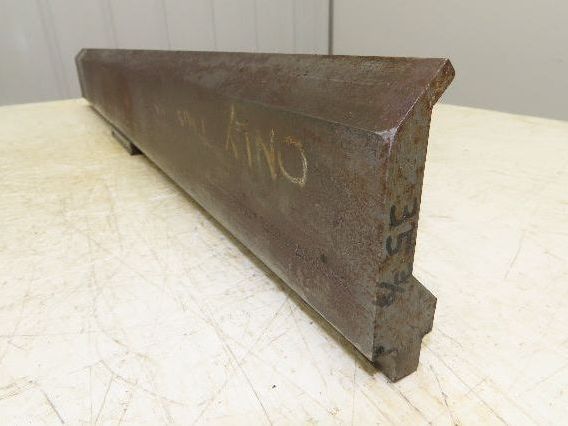 Press Brake Gooseneck Punch Die 35-3/8" Long 90° V 1/4" Finger 3-3/4" H
