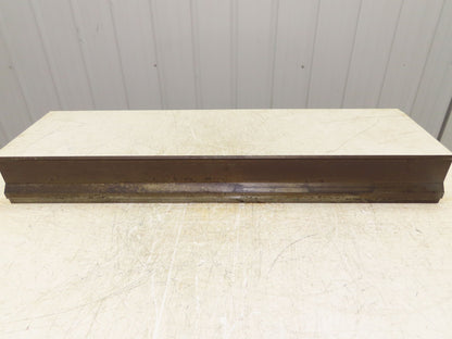Press Brake Gooseneck Punch Die 35-3/8" Long 90° V 1/4" Finger 3-3/4" H