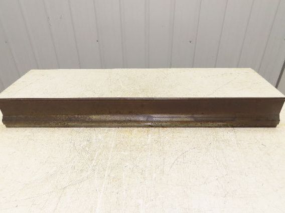 Press Brake Gooseneck Punch Die 35-3/8" Long 90° V 1/4" Finger 3-3/4" H