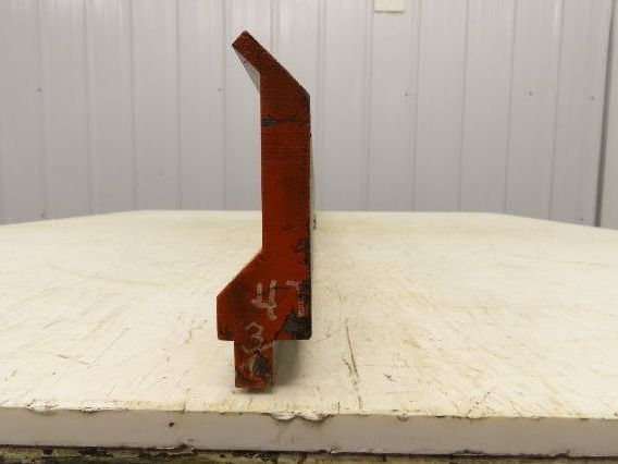 Press Brake Gooseneck Punch Die 47-13/16" Long 90° V 1/4" Finger 3-3/4" H