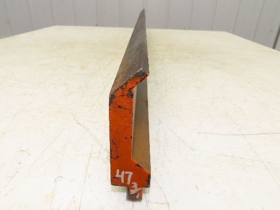 Press Brake Gooseneck Punch Die 47-13/16" Long 90° V 1/4" Finger 3-3/4" H