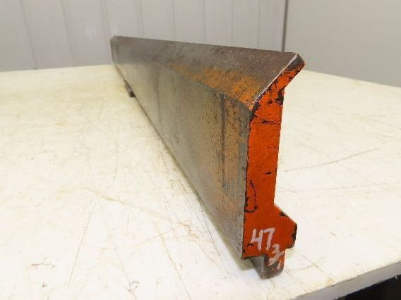 Press Brake Gooseneck Punch Die 47-13/16" Long 90° V 1/4" Finger 3-3/4" H