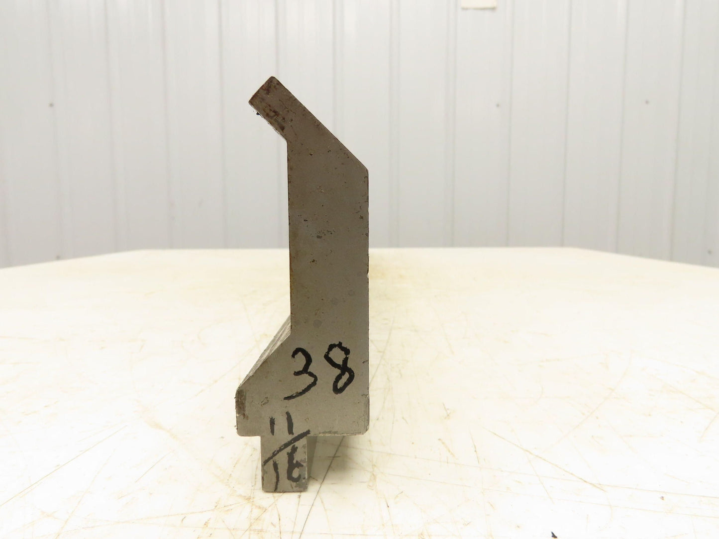 Press Brake Gooseneck Punch Die 38-3/4" Long 90° V 3/8" Finger 3-3/4" H