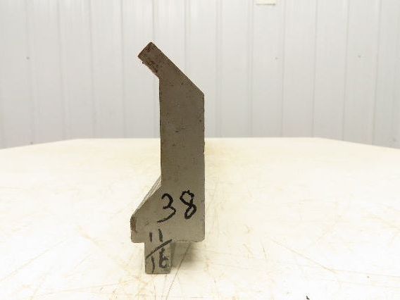 Press Brake Gooseneck Punch Die 38-3/4" Long 90° V 3/8" Finger 3-3/4" H